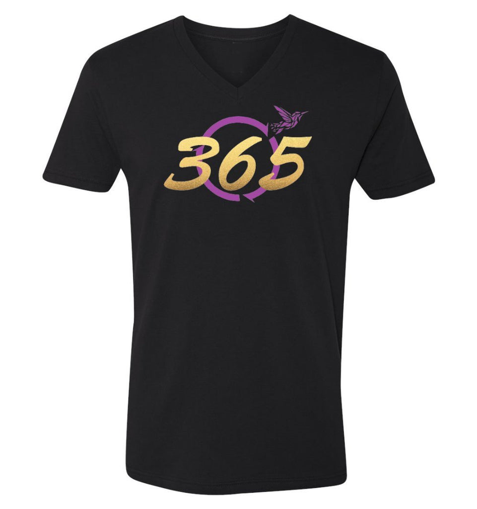 365 Bold V-Neck Tee | Black