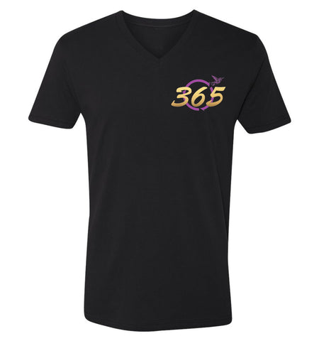 365 Pocket V-Neck Tee | Black